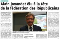 A la tête de la Fédération Les Républicains de la Haute-Saône