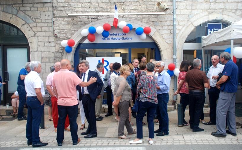 6 juin 2018 - Inauguration du siège de la Fédération des Républicains de la Haute-Saône à Vesoul